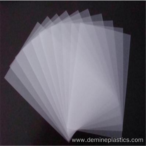 Good Flexibility Clear Polycarbonate Film For Nameplates